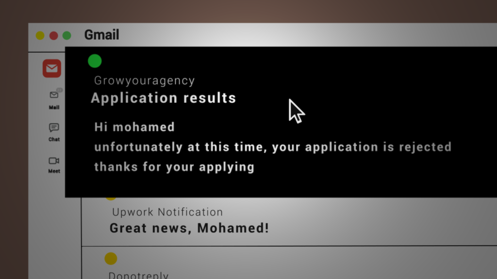Email Pop – opened email frame